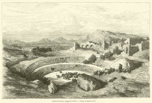 Rovine del teatro antico di Mérida da Gustave after Dore