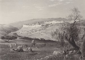 La città di Gerusalemme da after Harry Fenn