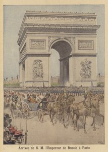 Arrivo dello Zar Nicola II di Russia a Parigi da after Henri Meyer