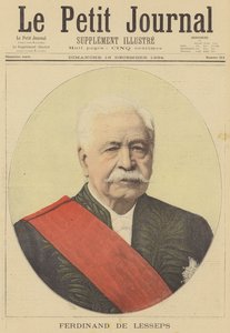 Ferdinand de Lesseps da after Henri Meyer
