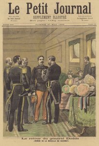 Il Generale Dodds riceve la Medaglia del Dahomey al suo ritorno in Francia da after Henri Meyer