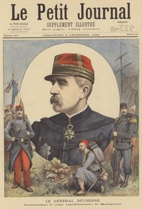 Generale Duchesne, comandante della forza di spedizione francese in Madagascar