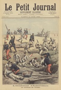 Salvataggio delle vittime della frana ad Aubervilliers