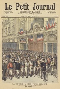 Inizio della corsa Parigi-Belfort