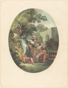 La statua del dio Pan da after Henri Nicolas van Gorp