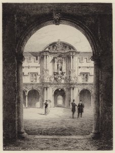 Portale del St Johns College da after Henri Toussaint