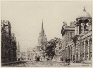 High Street da after Henri Toussaint