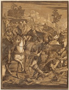 La Crocifissione (Pannello Sinistro) da after Jacopo Tintoretto John Baptist Jackson