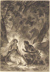 La Fidanzata del Re di Garbe: Il Cavaliere da after Jean Honoré Fragonard