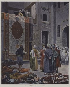Venditore di tappeti al Cairo