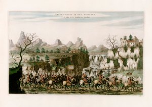 Cavalleria in marcia da after Johannes Nieuhof