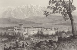 Catena del Libano e Baalbek da after John Douglas Woodward