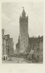 Siviglia, La Giralda da after John Frederick Lewis