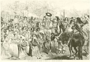La Restaurazione di Carlo II da after John Gilbert