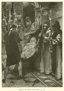 Sepoltura del re Ethelbert da after John Henry Frederick Bacon