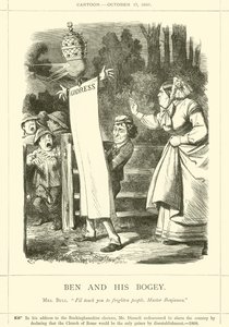 Ben e il suo Spauracchio da after John Tenniel