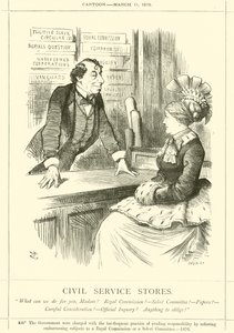 Negozi del servizio civile da after John Tenniel