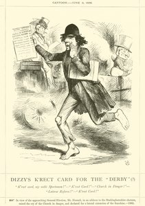 La Carta Krect di Dizzy per il Derby(?) da after John Tenniel