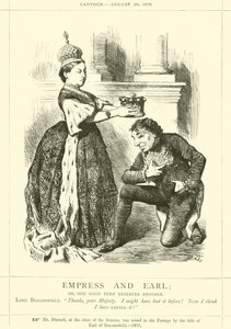 Imperatrice e conte; o, un favore merita un altro da after John Tenniel