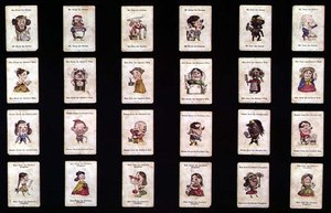 Famiglie felici, gioco di carte, basato su disegni di John Tenniel