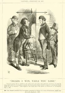 Testa vinco, Croce perdi da after John Tenniel