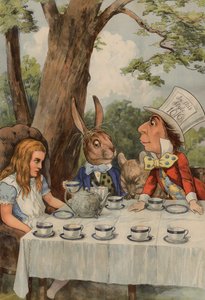 Poster che raffigura Il tè del Cappellaio Matto da Alice nel Paese delle Meraviglie