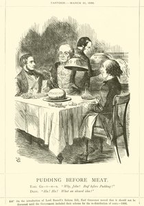 Budino prima della Carne da after John Tenniel
