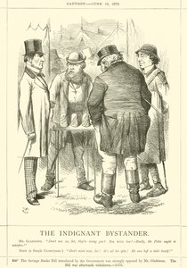 Lo spettatore indignato da after John Tenniel