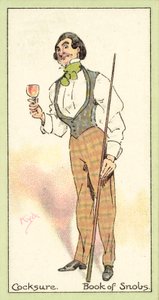Cocksure, Book of Snobs (cromolitografia) da after Joseph Clayton Clarke