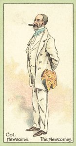 Colonnello Newcome, The Newcomes (cromolitografia) da after Joseph Clayton Clarke