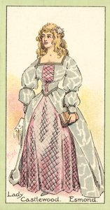 Lady Castlewood, Esmond (cromolitografia) da after Joseph Clayton Clarke