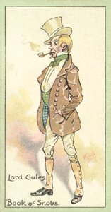 Lord Gules, Book of Snobs (cromolitografia) da after Joseph Clayton Clarke