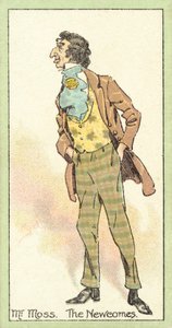 Mr Moss, The Newcomes (cromolitografia) da after Joseph Clayton Clarke