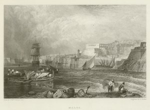 Malta da after Joseph Mallord William Turner