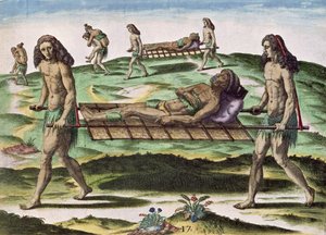 Ermafroditi che trasportano i feriti, da 
