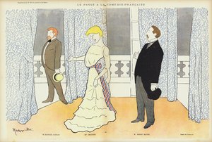 Attori che appaiono in Le Passe alla Comédie-Française, illustrazione per Le Rire
