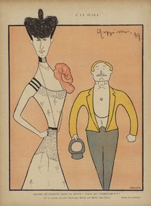 Balthy e Fordyce, Illustrazione per Le Rire da after Leonetto Cappiello