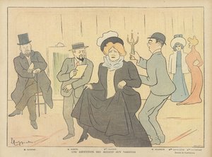 Illustrazione per Le Rire da after Leonetto Cappiello