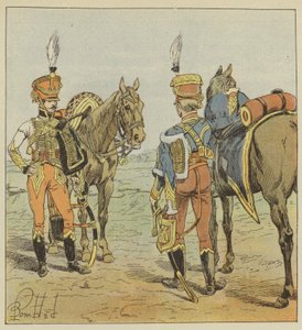 Aiutanti di campo, Del maggiore generale, Del maresciallo da after Louis Charles Bombled