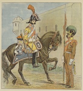 Esercito spagnolo, Dragone, 1° reggimento, Lanciere, 1° reggimento, della Mancia da after Louis Charles Bombled