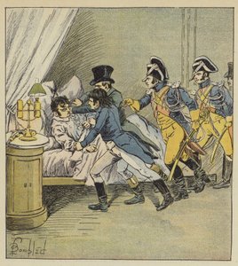 Arresto di Pichegru da after Louis Charles Bombled