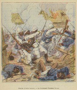 Combattimento di Ambodimonto, il tenente Foreston ferito da after Louis Charles Bombled