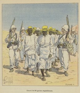 Convoglio di malgasci requisiti da after Louis Charles Bombled