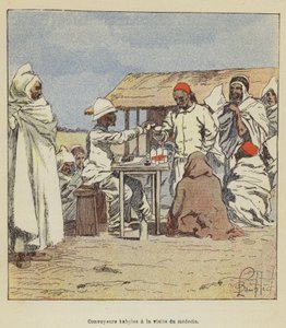 Convogliatori cabili alla visita del medico da after Louis Charles Bombled