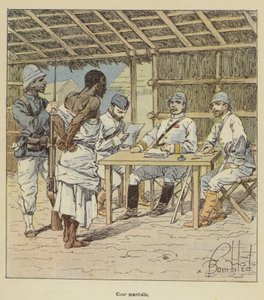 Corte marziale da after Louis Charles Bombled