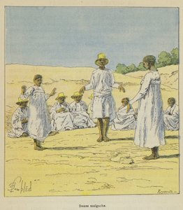 Danza malgascia da after Louis Charles Bombled