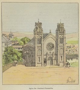 Chiesa dei Gesuiti a Tananarive da after Louis Charles Bombled