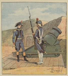 Nel 1787, Napoleone entrò nel reggimento di La Fère