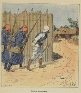 Entrata a Mevatanana da after Louis Charles Bombled