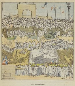 Festa del Fandroana da after Louis Charles Bombled